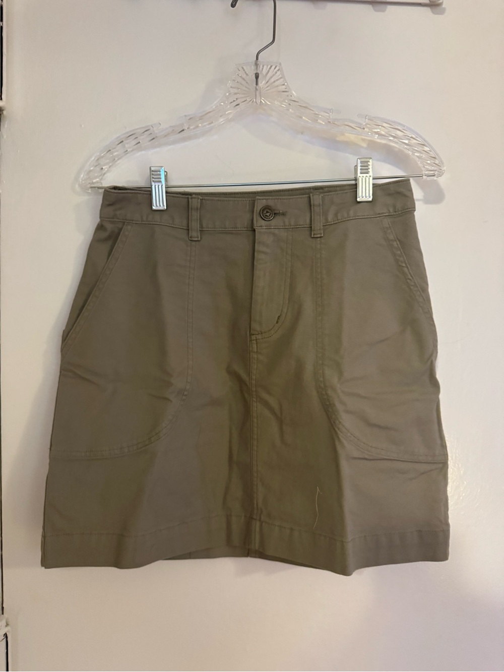 Patagonia Olive-Tan Flat Front Skirt